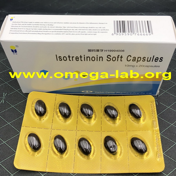 Isotretinoin 10 MG x 20 capsules